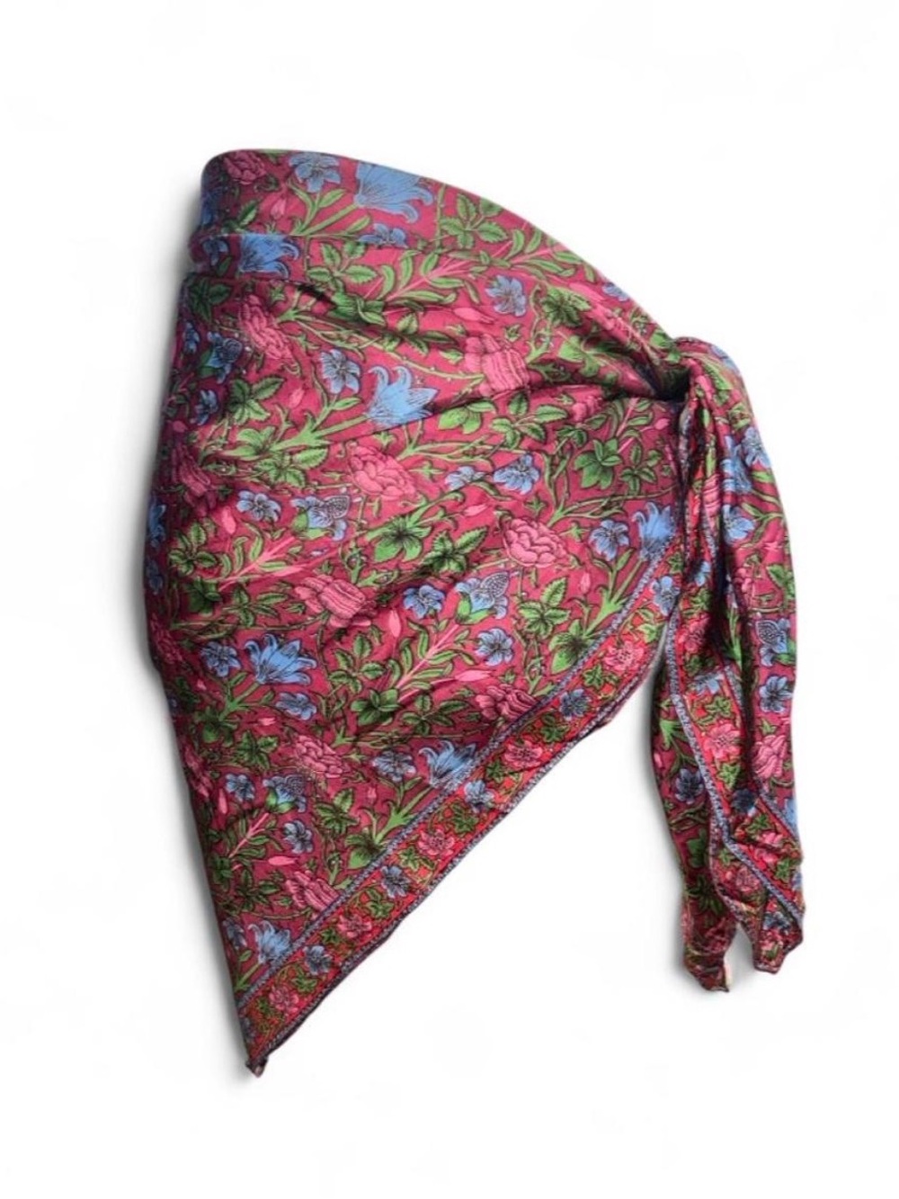 Women’s Floral Swim Silk Scarf
